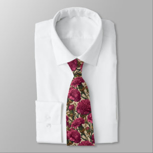 Gravata Presentes Elegantes Flor Carnation Para Marido