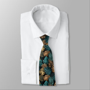 Gravata Presentes Elegantes para Homens Flor Tropical