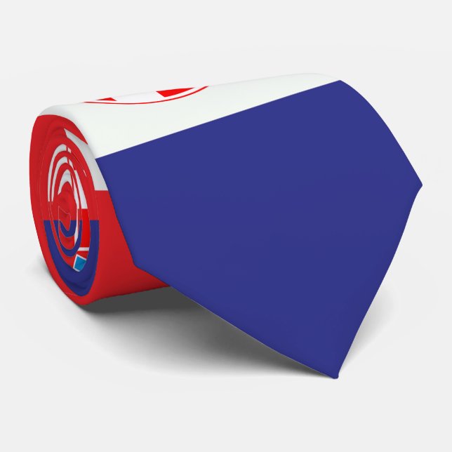 Gravata Presentes patrióticos croatas da bandeira nacional (Rolled)