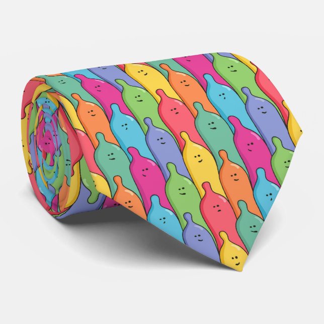 Gravata Preservativos felizes do OPUS (Rolled)