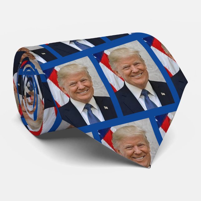 Gravata Presidente Donald Trump Necktie (Rolled)