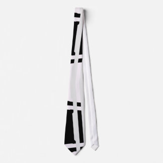 Gravata preto e branco
