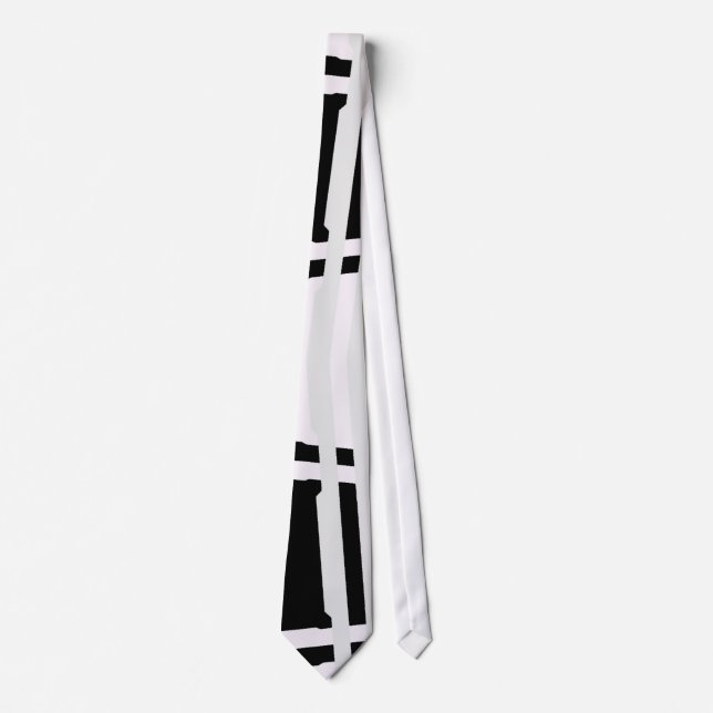 Gravata preto e branco (Frente)