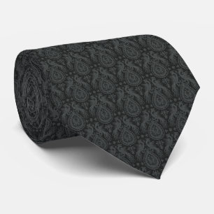 Gravata Preto Medieval Dragões
