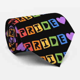 Gravata Pride Typografia Neck Tie