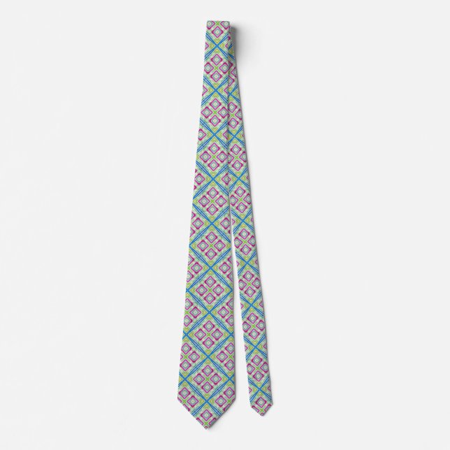 Gravata Primavera Vibes Neck Tie (Frente)