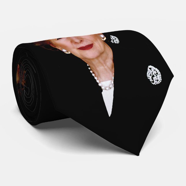 Gravata Primeiro-Ministro Margaret Thatcher (Rolled)