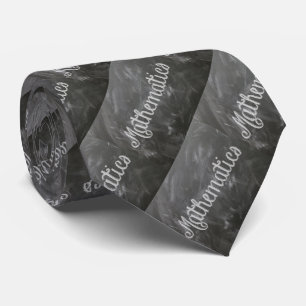 Gravata Professor de Matemática Chalk Blackboard Necktie