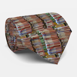 Gravata Professora da Biblioteca de Livros Necktie