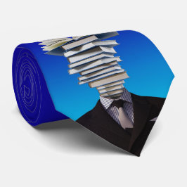 Gravata Professora da Biblioteca de Livros Necktie