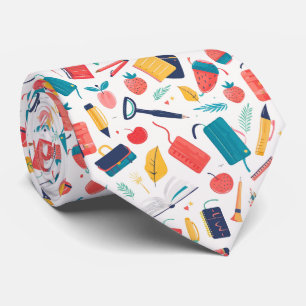 Gravata Professora legal de padrão escolar