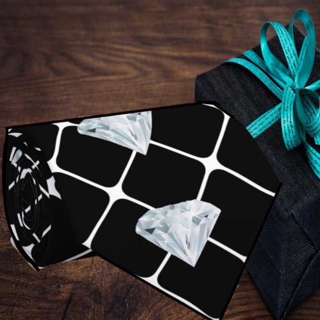 Gravata Projetista Elegante De Diamante De Luxo Olhando (Criador carregado)