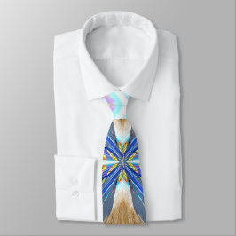 Gravata Projeto abstrato de padrão X bem fechado