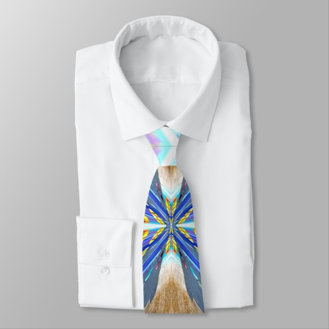 Gravata Projeto abstrato de padrão X bem fechado (Amarrado)