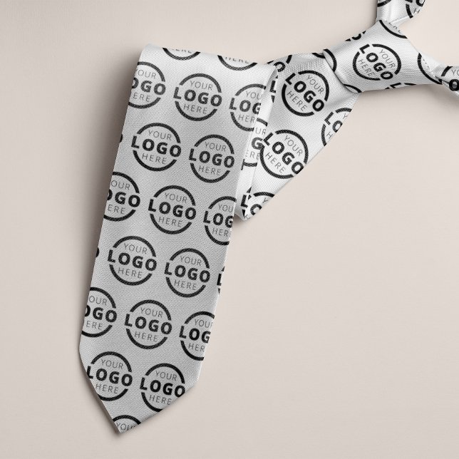 Gravata Promocional de logotipo da empresa personalizado E (Criador carregado)