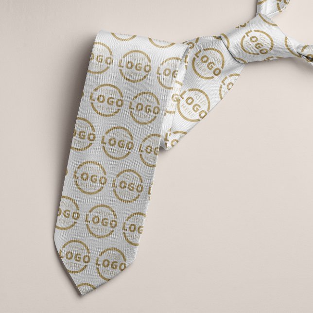 Gravata Promocional de logotipo da empresa personalizado E (Criador carregado)