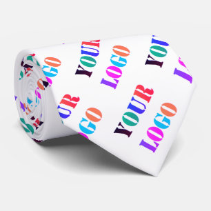 Gravata Promocional de logotipo personalizado para sua emp