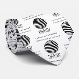 Gravata Promocional moderno de logotipo de empresa persona