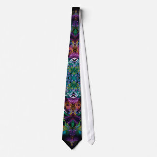 Gravata Psychedelic Chakra Fractals Templia Tie