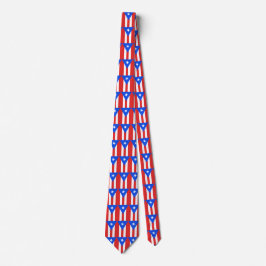 Gravata Puerto Rico Flag Necktie
