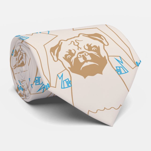 Gravata Pug (Rolled)