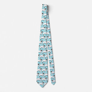 Gravata Pug Mops 2 lados impressos