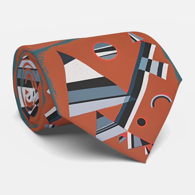 Gravata Pulso Geométrico – Movimento Estruturado (Rolled)