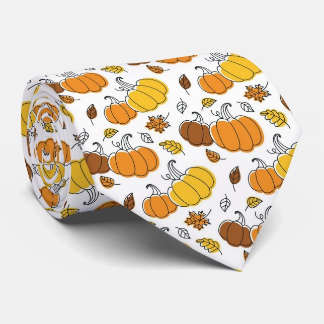 Gravata Pumpkin Tie (Rolled)