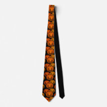 Pumpkins de Tie-Halloween masculino