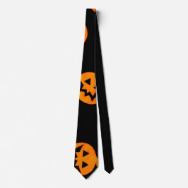Gravata Pumpkins Halloween Neck
