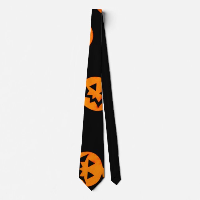 Gravata Pumpkins Halloween Neck (Frente)