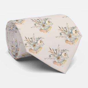 Gravata Pumpkins Skulls e Squash Ação de Graças