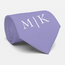 Gravata Purple and White | Modern Monogram