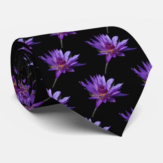 Gravata Purple Waterlily Lotus (Rolled)