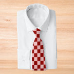 Gravata Quadro de verificação vermelho e rosa<br><div class="desc">Quadro de verificação vermelho e rosa</div>