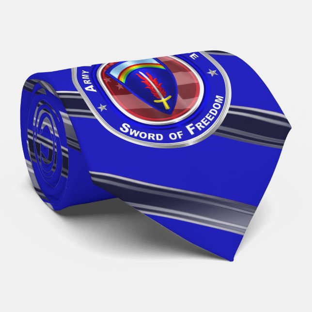 Gravata Quartel-General do Exército Europa Veterano do Exé (Rolled)