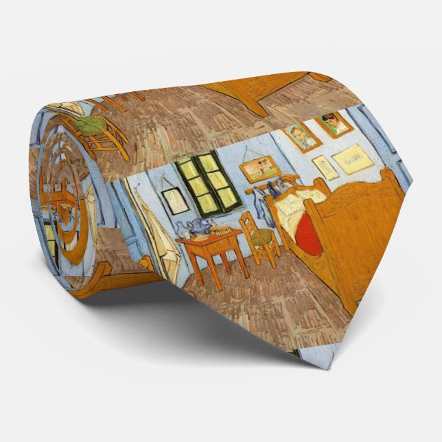 Gravata Quarto de Van Gogh (Rolled)