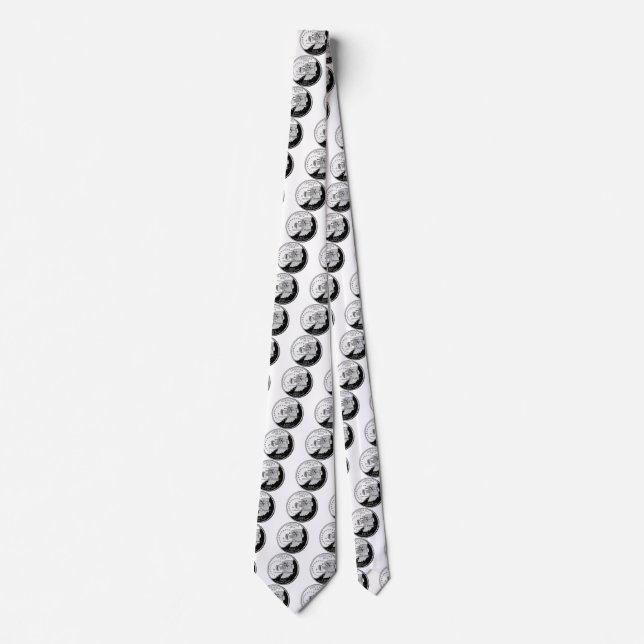 Gravata Quarto Estadual de Indiana do Lado Inverso (Frente)