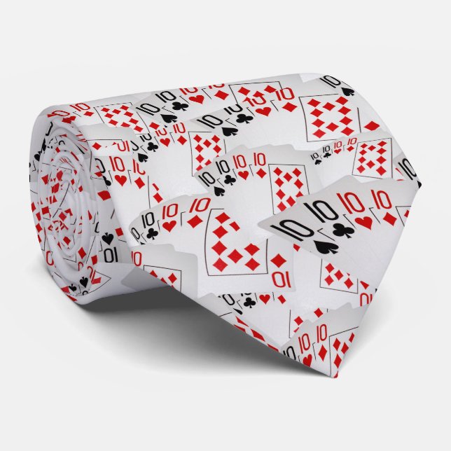 Gravata "Quatro de um tipo: Quad Dezenas dispersas" (Rolled)