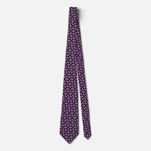 Gravata Quatro direções II - Enfumaçado Roxo