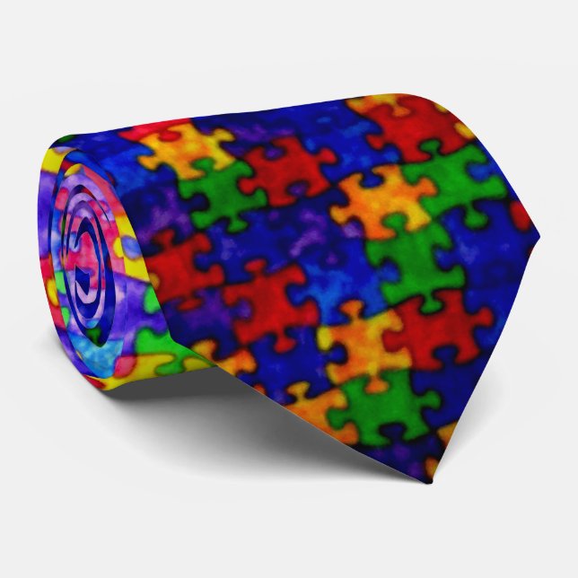 GRAVATA QUEBRA-CABEÇA DA SERRA DO ZIG (Rolled)