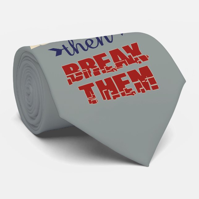 Gravata Quebrando tempo de Regras (Rolled)