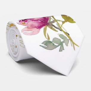 Gravata Queda Elegante de Aquarela