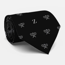 Rackets de Tênis Duplos Bola Monograma Inicial Pre