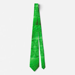 Gravata radiação verde de néon