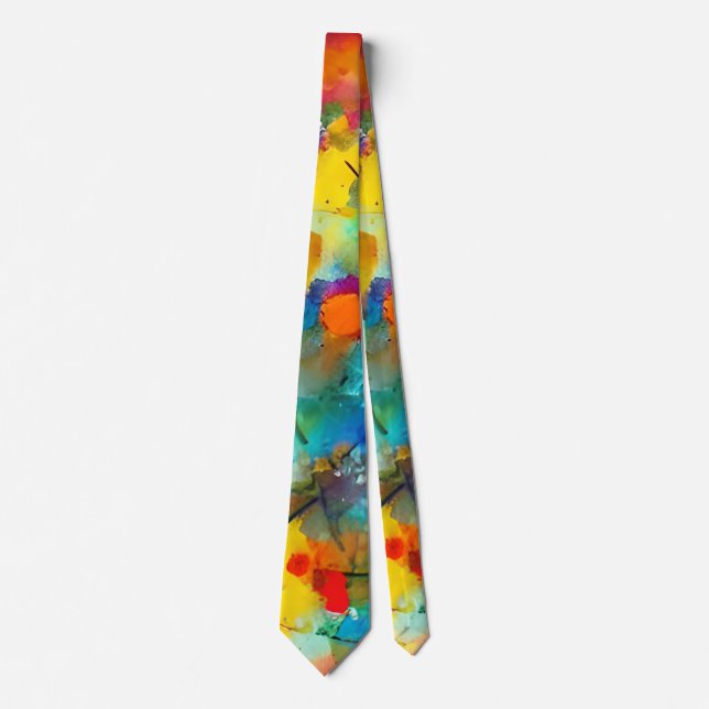 Gravata Rainbow Burst Necktie (Frente)