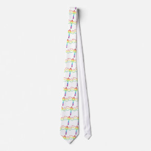 Gravata Rainbow Dragonfly Tie