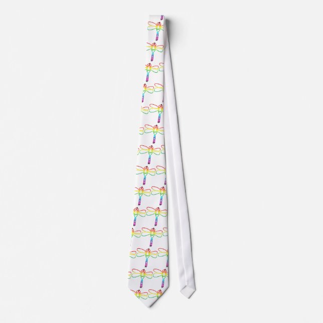 Gravata Rainbow Dragonfly Tie (Frente)