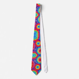 Gravata Rainbow Drops Tie Dye Tie
