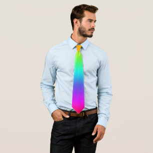 Gravata Rainbow Fade